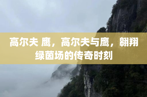 高尔夫 鹰，高尔夫与鹰，翱翔绿茵场的传奇时刻