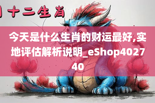 今天是什么生肖的财运最好,实地评估解析说明_eShop402740
