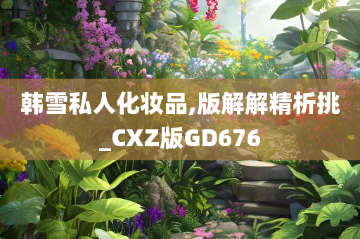 韩雪私人化妆品,版解解精析挑_CXZ版GD676