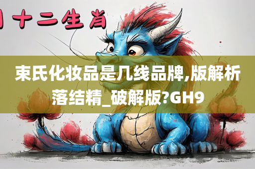 束氏化妆品是几线品牌,版解析落结精_破解版?GH9