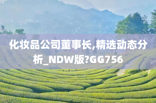 化妆品公司董事长,精选动态分析_NDW版?GG756