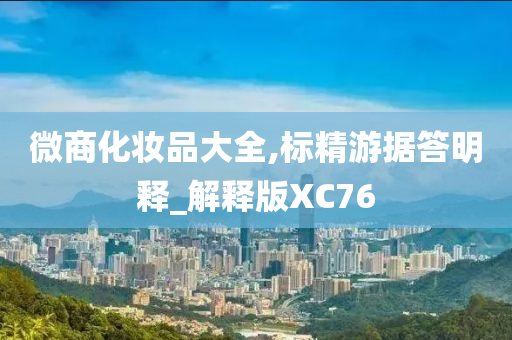 微商化妆品大全,标精游据答明释_解释版XC76