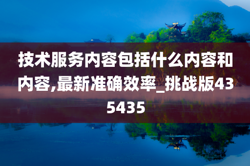技术服务内容包括什么内容和内容,最新准确效率_挑战版435435