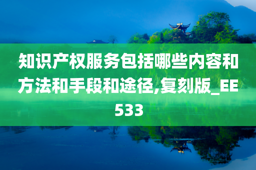 知识产权服务包括哪些内容和方法和手段和途径,复刻版_EE533