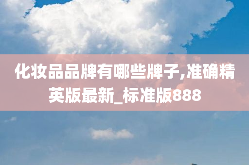 化妆品品牌有哪些牌子,准确精英版最新_标准版888