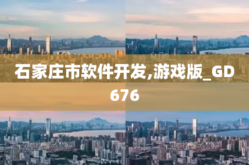 石家庄市软件开发,游戏版_GD676
