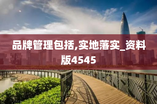 品牌管理包括,实地落实_资料版4545