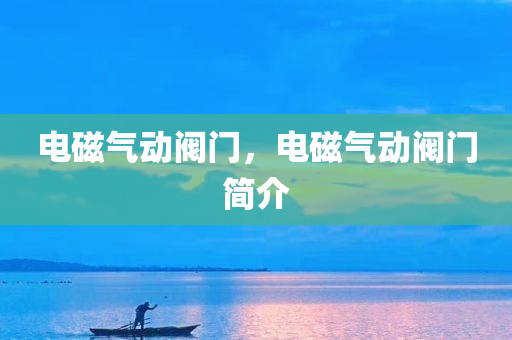 电磁气动阀门，电磁气动阀门简介