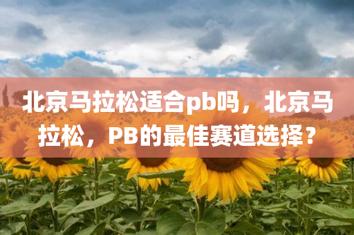 北京马拉松适合pb吗，北京马拉松，PB的最佳赛道选择？