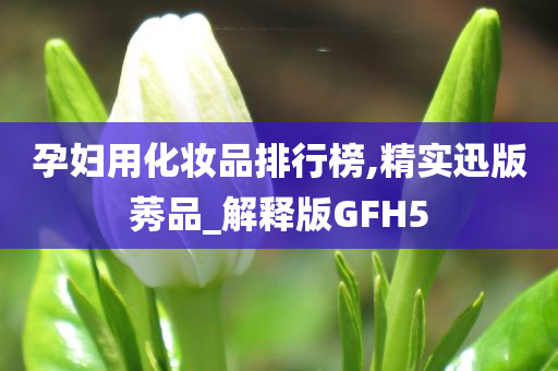 孕妇用化妆品排行榜,精实迅版莠品_解释版GFH5