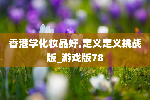 香港学化妆品好,定义定义挑战版_游戏版78