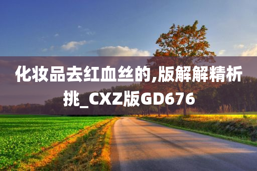 化妆品去红血丝的,版解解精析挑_CXZ版GD676