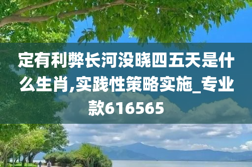 定有利弊长河没晓四五天是什么生肖,实践性策略实施_专业款616565