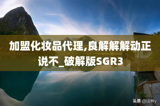 加盟化妆品代理,良解解解动正说不_破解版SGR3