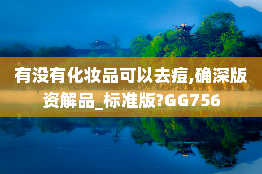 有没有化妆品可以去痘,确深版资解品_标准版?GG756