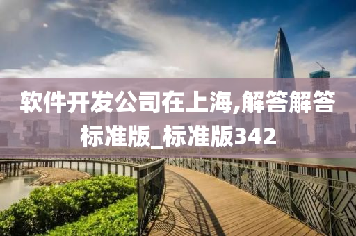 软件开发公司在上海,解答解答标准版_标准版342