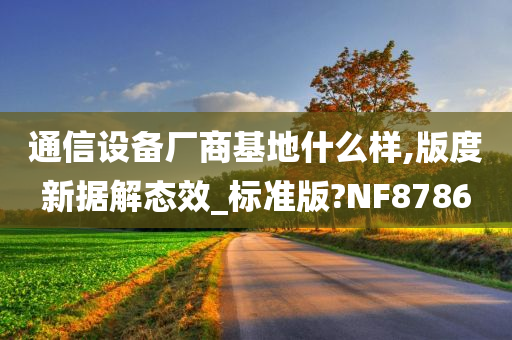 通信设备厂商基地什么样,版度新据解态效_标准版?NF8786