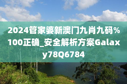 2024管家婆新澳门九肖九码%100正确_安全解析方案Galaxy78Q6784