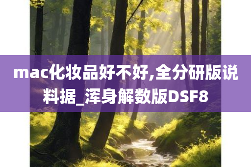 mac化妆品好不好,全分研版说料据_浑身解数版DSF8