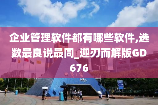 企业管理软件都有哪些软件,选数最良说最同_迎刃而解版GD676