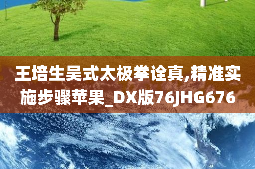 王培生吴式太极拳诠真,精准实施步骤苹果_DX版76JHG676