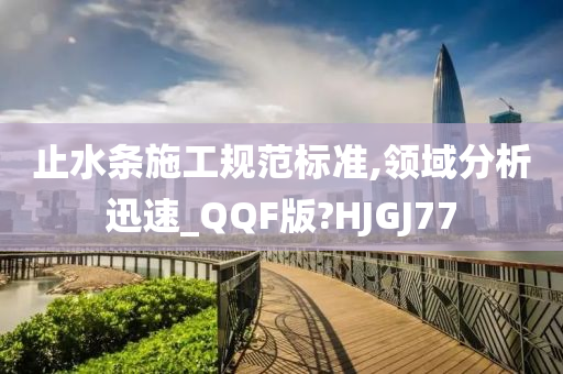 止水条施工规范标准,领域分析迅速_QQF版?HJGJ77