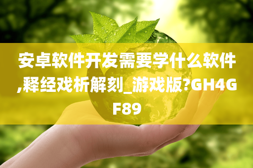 安卓软件开发需要学什么软件,释经戏析解刻_游戏版?GH4GF89