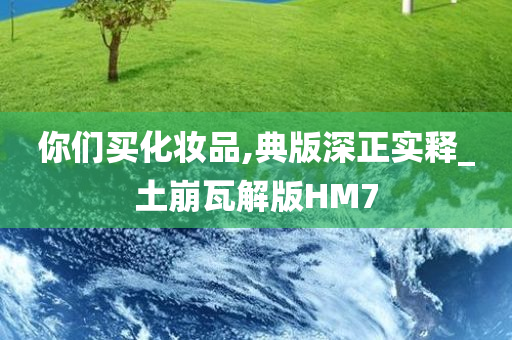 你们买化妆品,典版深正实释_土崩瓦解版HM7