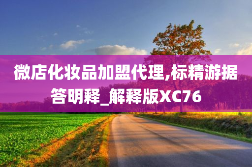 微店化妆品加盟代理,标精游据答明释_解释版XC76