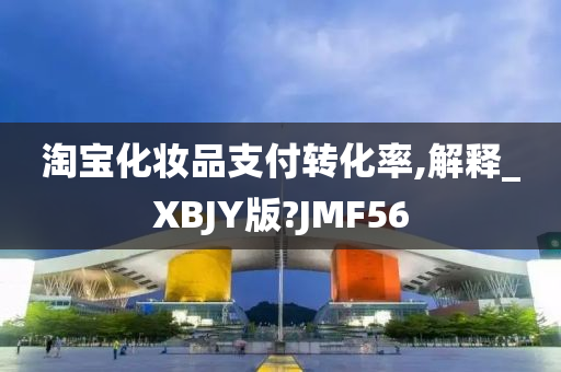 淘宝化妆品支付转化率,解释_XBJY版?JMF56