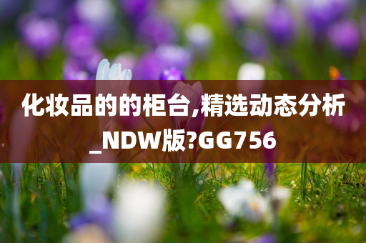 化妆品的的柜台,精选动态分析_NDW版?GG756