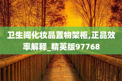 卫生间化妆品置物架柜,正品效率解释_精英版97768