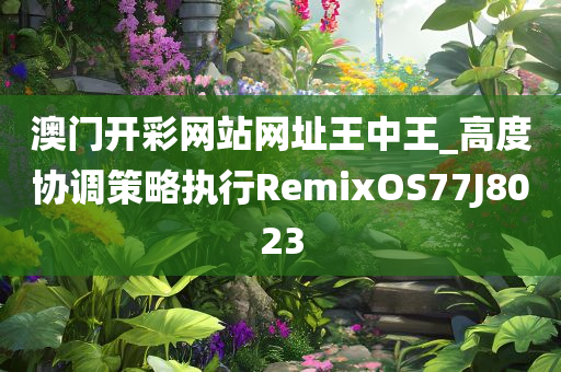 澳门开彩网站网址王中王_高度协调策略执行RemixOS77J8023