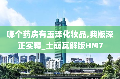 哪个药房有玉泽化妆品,典版深正实释_土崩瓦解版HM7