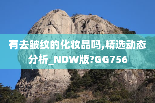 有去皱纹的化妆品吗,精选动态分析_NDW版?GG756