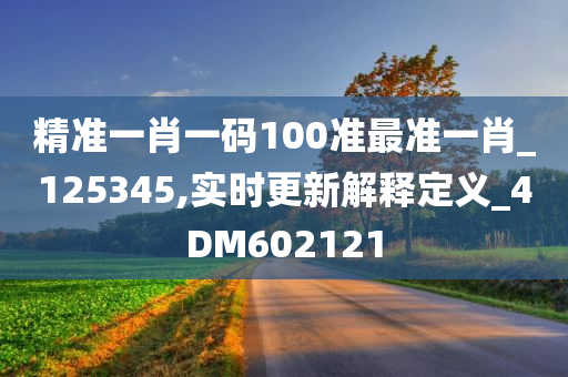 精准一肖一码100准最准一肖_125345,实时更新解释定义_4DM602121