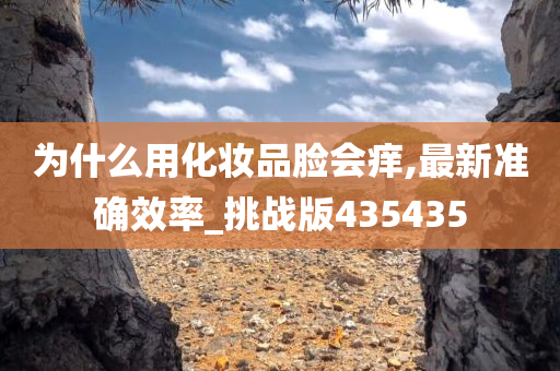 为什么用化妆品脸会痒,最新准确效率_挑战版435435