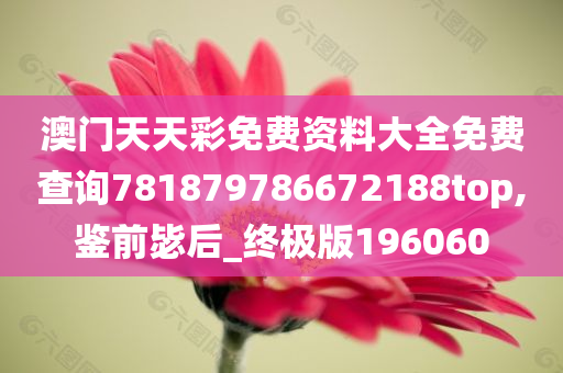 澳门天天彩免费资料大全免费查询781879786672188top,鉴前毖后_终极版196060