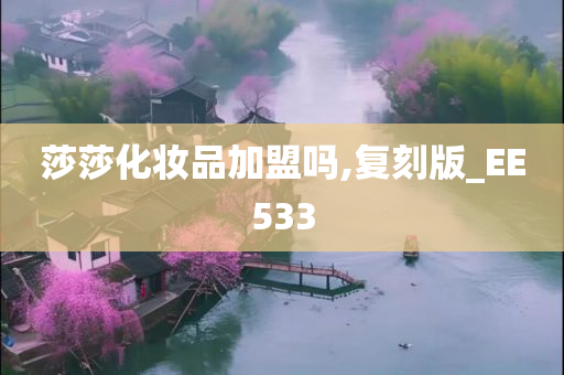 莎莎化妆品加盟吗,复刻版_EE533