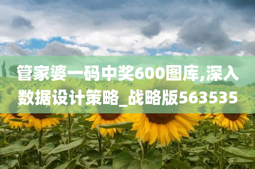 管家婆一码中奖600图库,深入数据设计策略_战略版563535