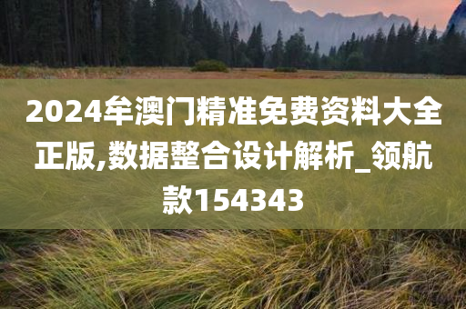 2024牟澳门精准免费资料大全正版,数据整合设计解析_领航款154343