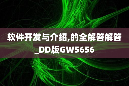软件开发与介绍,的全解答解答_DD版GW5656