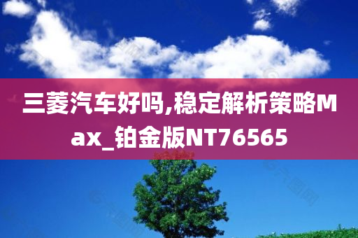 三菱汽车好吗,稳定解析策略Max_铂金版NT76565
