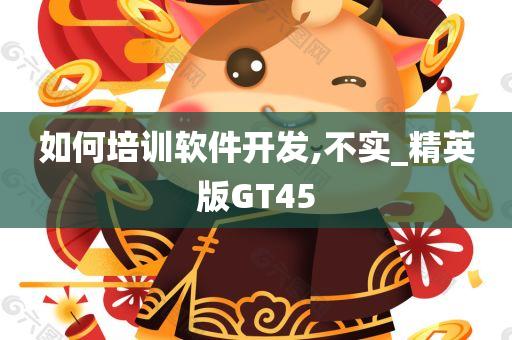 如何培训软件开发,不实_精英版GT45