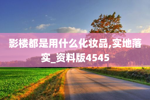 影楼都是用什么化妆品,实地落实_资料版4545