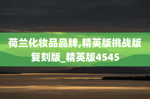 荷兰化妆品品牌,精英版挑战版复刻版_精英版4545