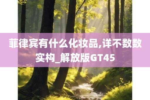 菲律宾有什么化妆品,详不数数实构_解放版GT45