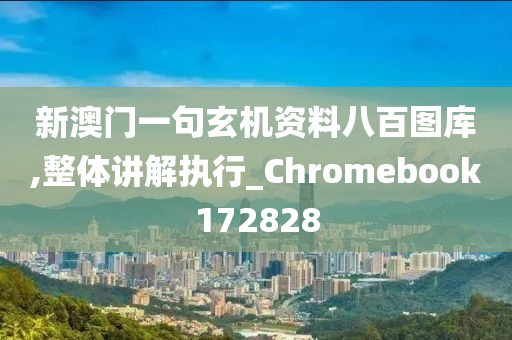 新澳门一句玄机资料八百图库,整体讲解执行_Chromebook172828