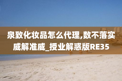 泉致化妆品怎么代理,数不落实威解准威_授业解惑版RE35