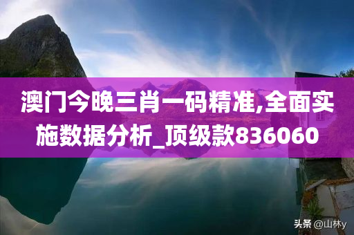 澳门今晚三肖一码精准,全面实施数据分析_顶级款836060